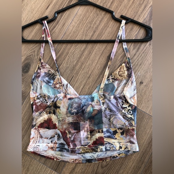 NWT Multi print mesh neck cami - Picture 4 of 5